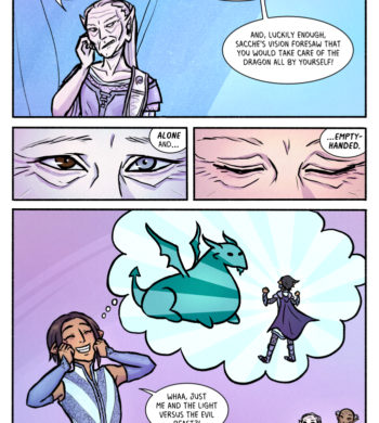 I'm sure this plan would work great if he could actually wield the light and all