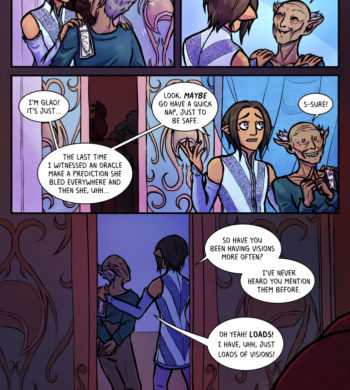 Naps! The universal cure for prophecy induced death from bleeding