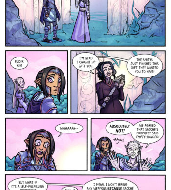 You wouldn't think Kin would know fancy words like that, but he totally does know how to use "thus" in a sentence