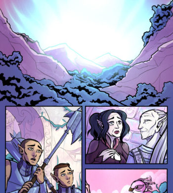 Giant skybeams are never a bad omen, right?