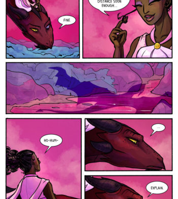 For a bird she's pretty good at baiting